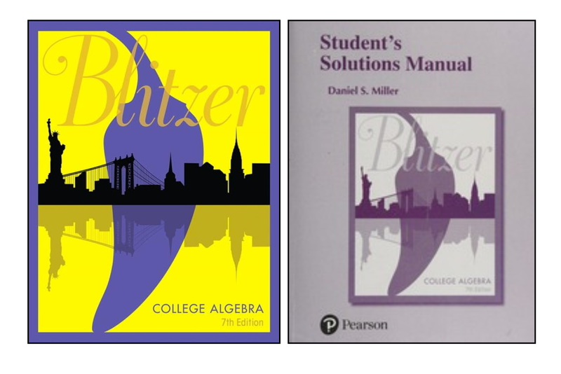 College Algebra 7th Edition + Student’s Solutions Manual Bundle | Complete Algebra Textbook & Solutions