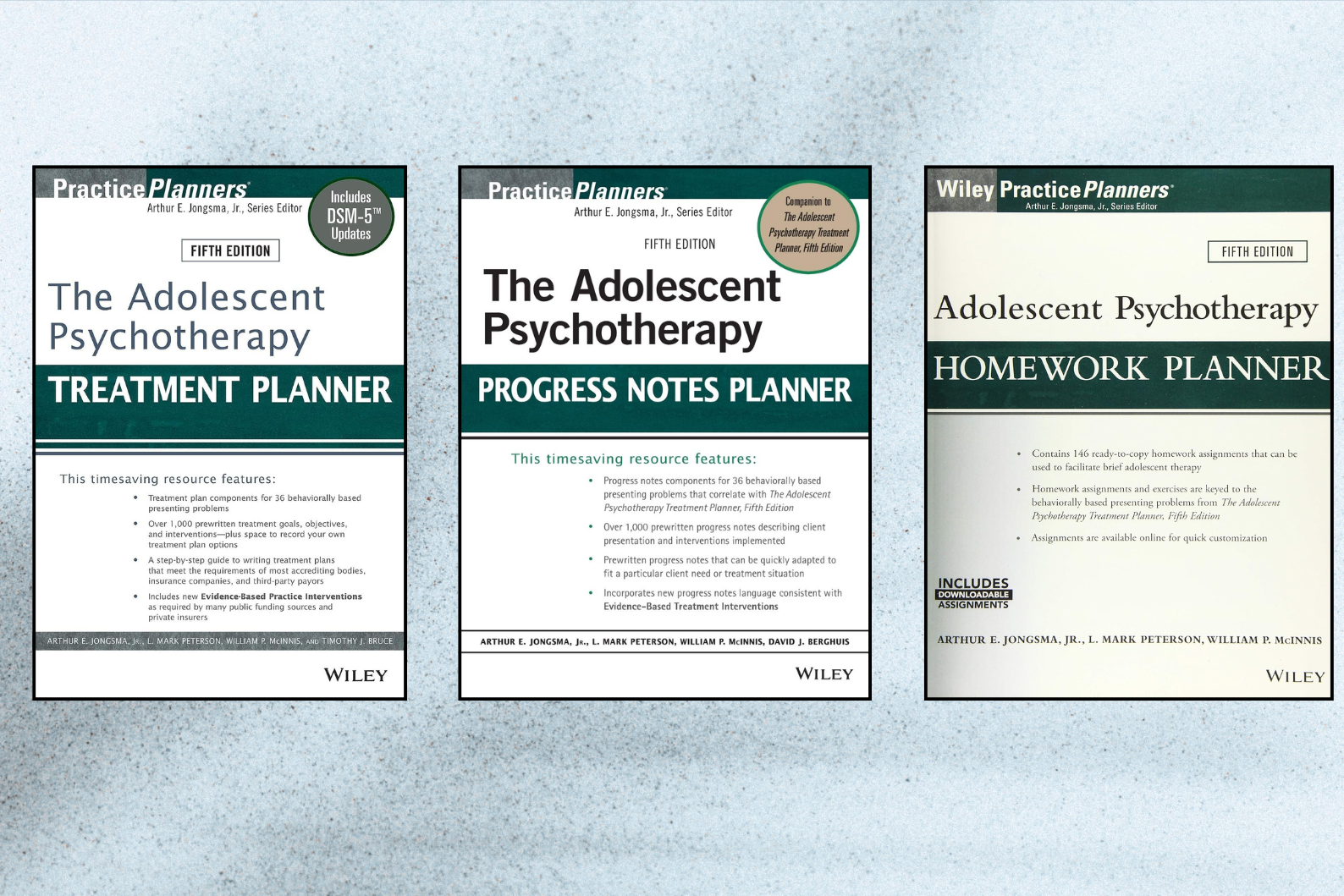 Complete Adolescent Psychotherapy Bundle | 5th Edition Homework Planner, Progress Notes & Treatment Planner