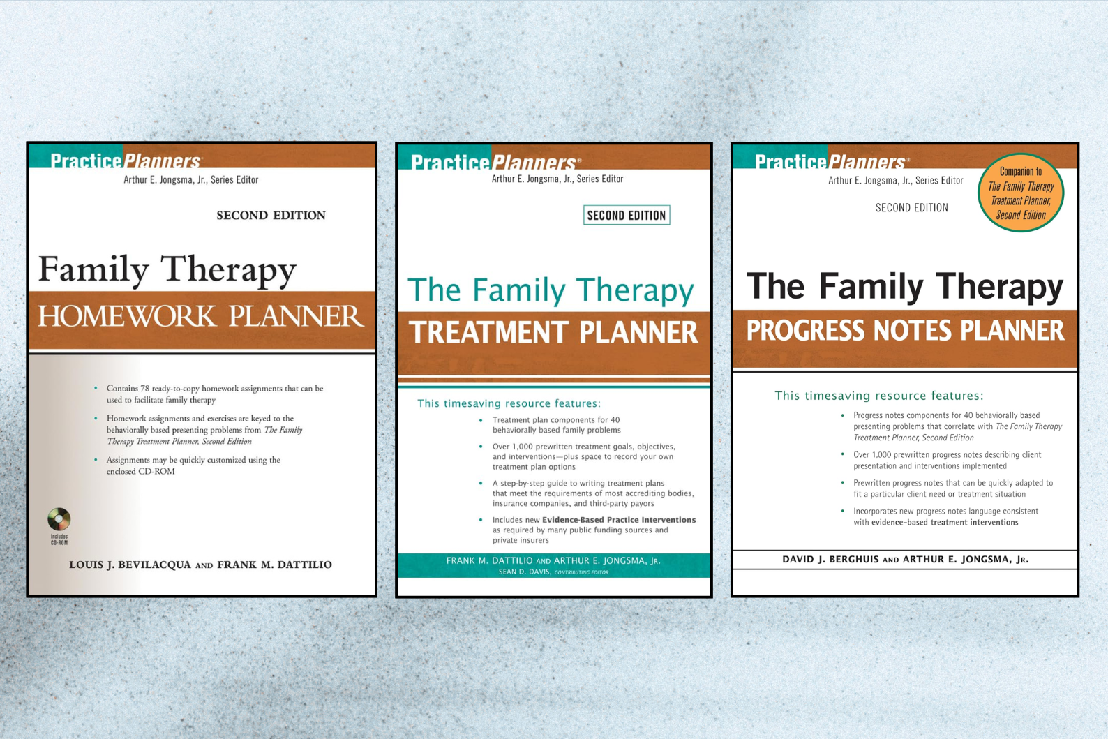 Family Therapy 2nd Edition Bundle | Treatment Planner + Homework Planner + Progress Notes Planner