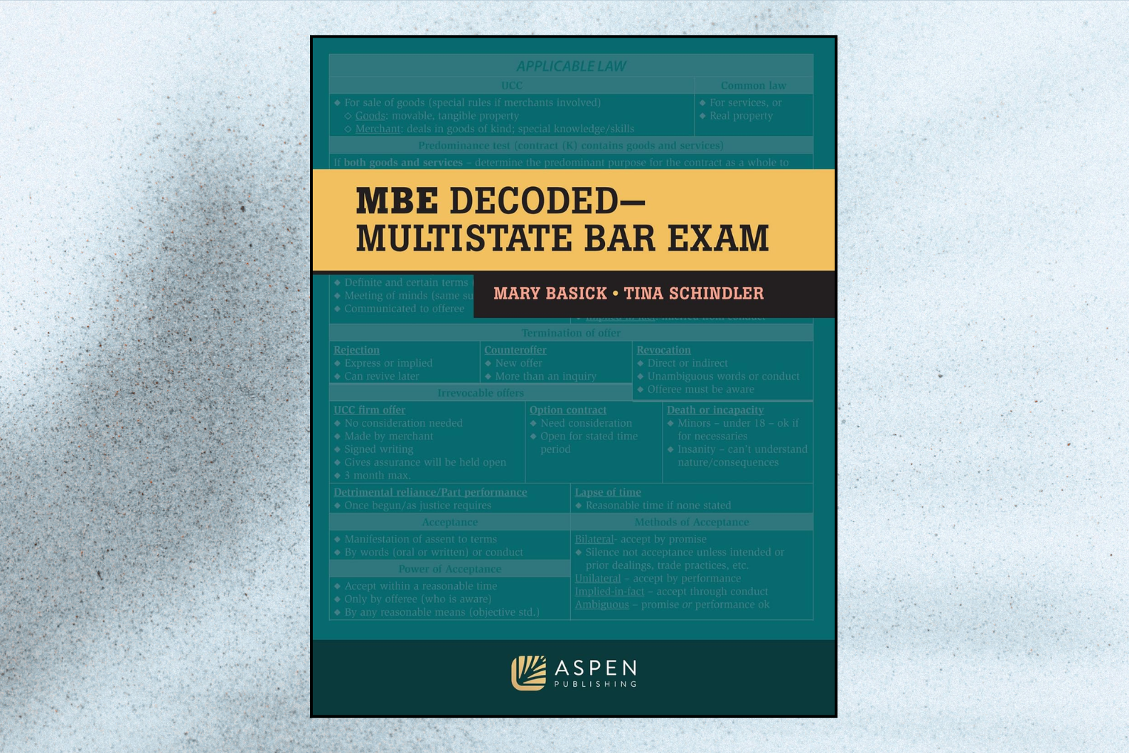 The MBE Decoded: Multistate Bar Exam (Bar Review, 1st Edition)