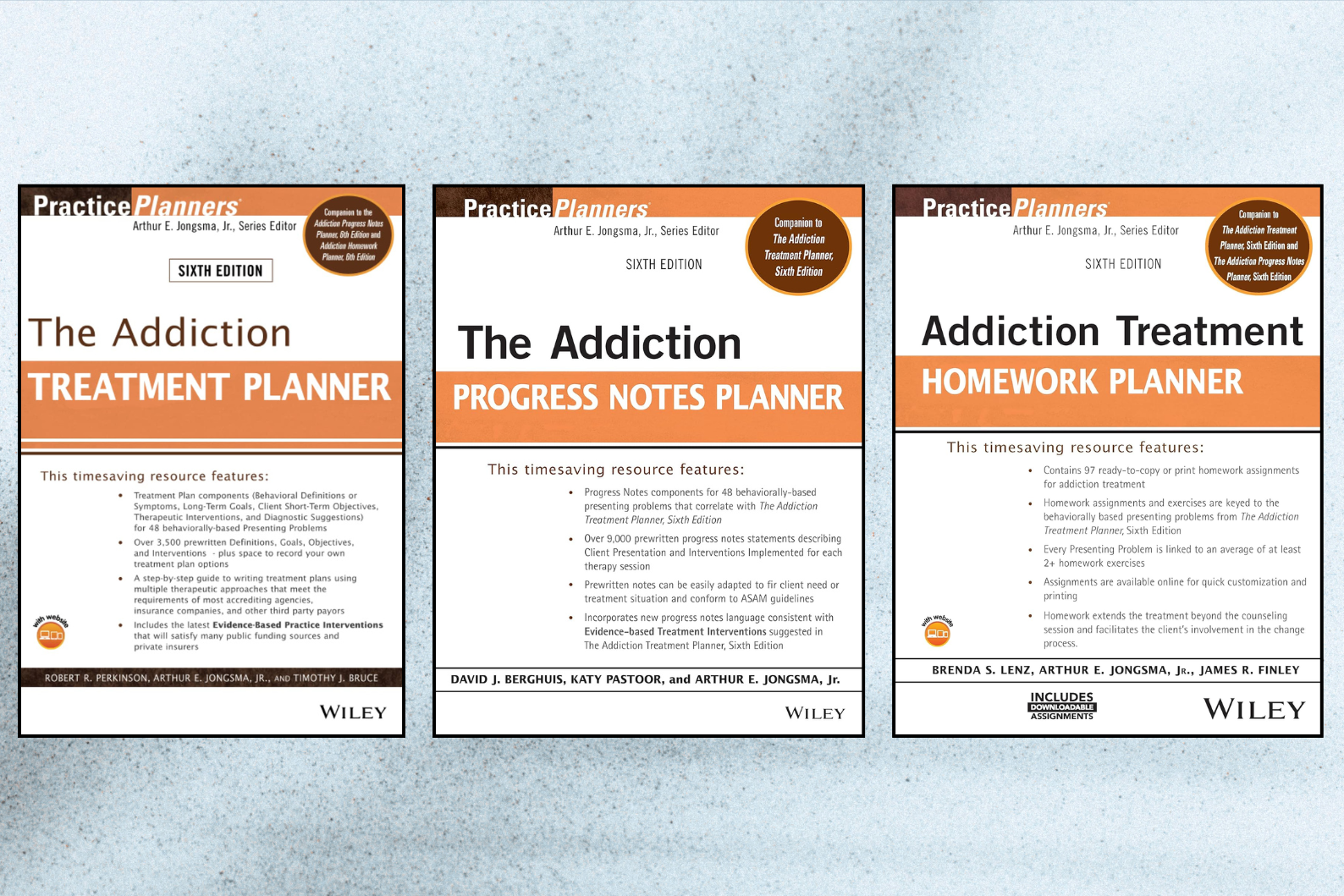 The Complete Addiction Treatment Bundle | 6th Edition Homework Planner, Progress Notes Planner & Treatment Planner